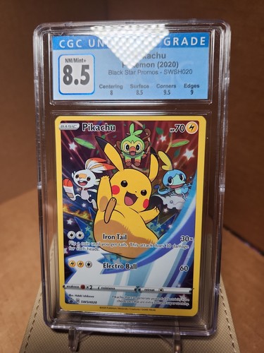 Pikachu graded CGC 8.5 for sale on eBay