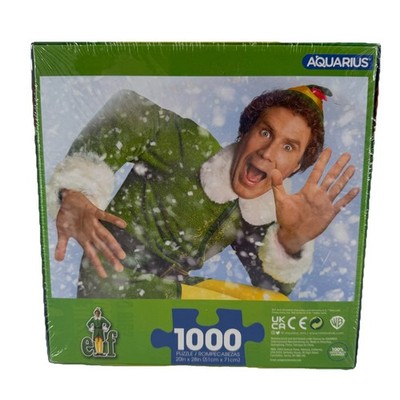 Elf Movie Puzzle - 1000 PCs - Aquarius Puzxle- Buddy the Elf Glitter Puzzle Xmas