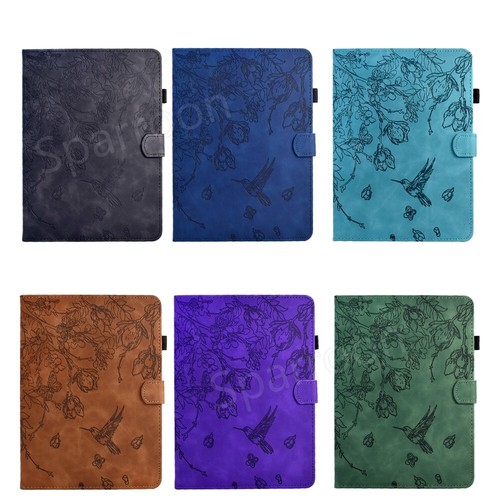 For Samsung Galaxy Tab A8 A9 A9+ S6 Lite S7 S8 S9 S10 FE Leather Flip Case Cover - Picture 2 of 56