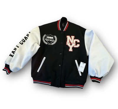 Varsity Letterman Jacket Bomber Style Adult Small S Forever 21