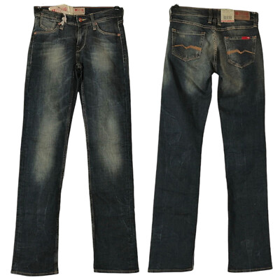 MUSTANG GIRLS OREGON, Slim Fit Normal Rise W26 L36 Stretch Used Wash Damen Jeans