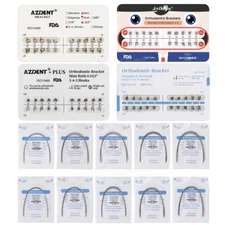 Dental Orthodontic Brackets Braces/Super Elastic Niti Arch Wire Ovoid Form