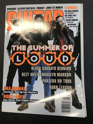 GUITAR WORLD Magazine Jun 1997 - BLACK SABBATH - MARILYN MANSON - PANTERA - KORN