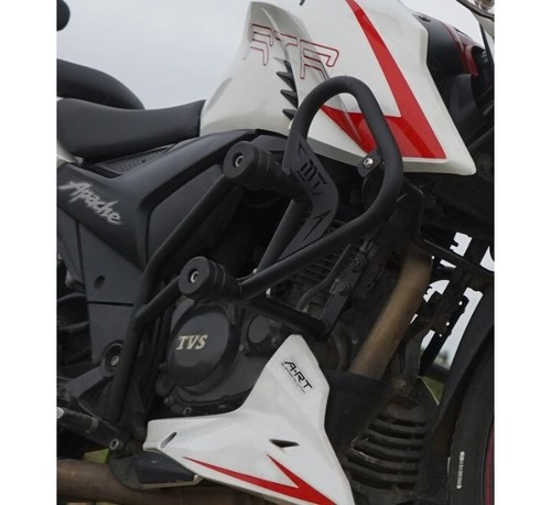 Crash Guard with duel sliders Mototorque fits for TVS Apache RTR 200 4V - Picture 3 of 4