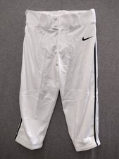 Nike Vapor Boys Select High Piped Baseball 3/4 Pants White BQ6444-101 Size L