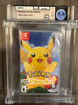 Pokemon Let's Go Pikachu Nintendo Switch, New and Sealed GRADED