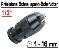 Schnellspann Bohrfutter Tisch Bohrmaschine CNC Futter 1-16mm 1/2" UNF 20 Gewinde