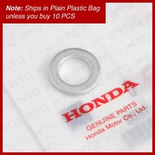 Genuine OEM Honda Acura Gasket Washer (10mm) 90471-PW7-A00 Plain Package (1 PC)