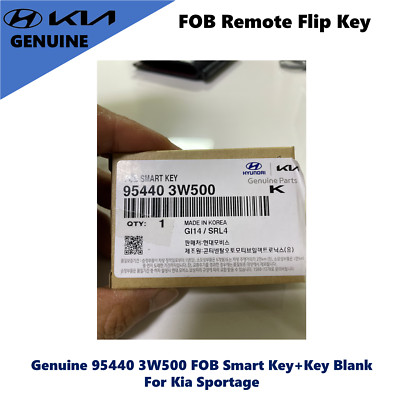 Genuine 95440 3W500 FOB Remote Flip Key + Key Blank for Kia