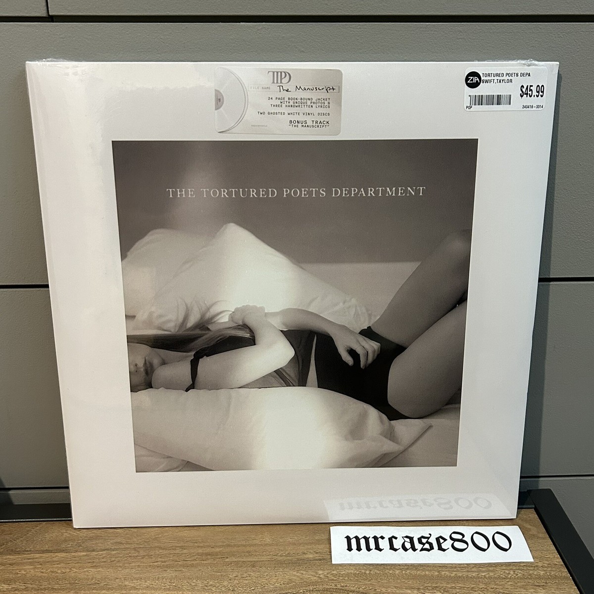 Taylor Swift Tortured Poets Department Vinyl + RSD Note Card