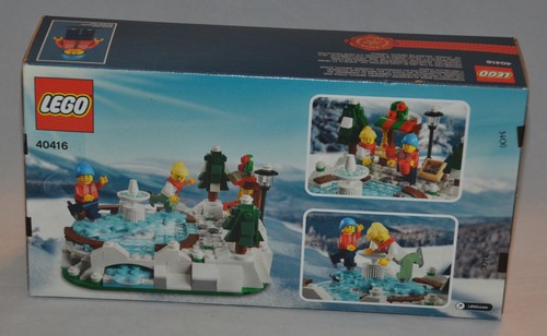 New! Sealed! Seasonal Ice Skating Rink Lego Set 40416 - Holiday Christmas - Picture 3 of 5