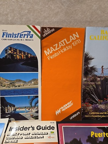 Mexico 1970's/early 80's Travel Brochures Postcards Pix Map LOT Cabo, Matzatlan - Picture 3 of 20