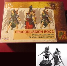 Wrath of Kings WOK03003 House Shael Han Dragon Legion Box 1 14 Miniatures NIB
