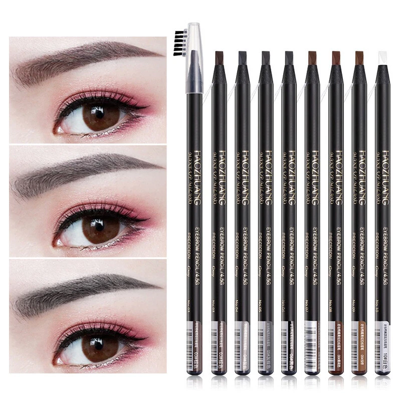 3X Waterproof Eyebrow Pencil Eye Brow Eyeliner Pen Brow Tint Makeup Long-Lasting - Image 4 of 4