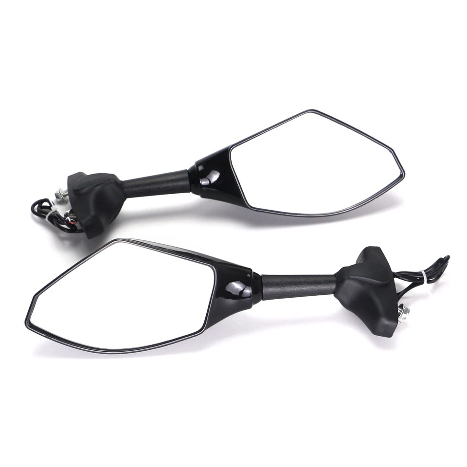Rearview Mirrors With Turn Signals LED For Suzuki GSF600/1200S BANDIT Clear Lens - Imagem 4 de 4