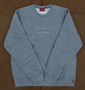 Supreme Box Logo Crewneck Grey | eBay Supreme Box Logo Crewneck Grey | eBay
