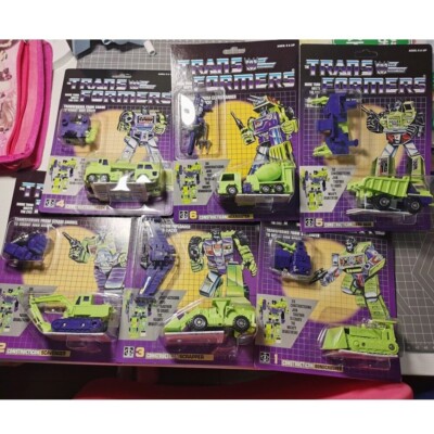 Transformers G1 Reissue Carded Devastator Brand New Decepticons Best Gift Toys