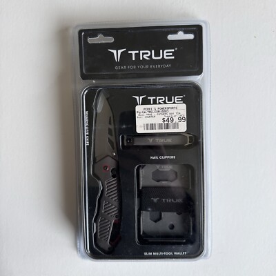 True Pocket Knife Kit TRU-COM-0003, Wharncliff Knife, Nail Clippers