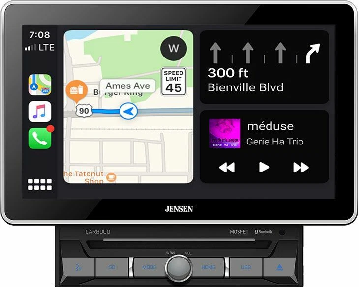 Hummer H3 2006-2013 Jensen CAR8000 10.1" Radio Apple CarPlay Android AUTO - Image 2 of 4