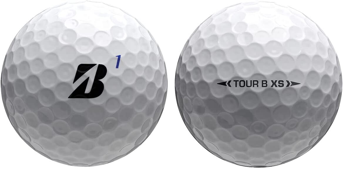 Bridgestone Tour B XS Golf Balls - 3 Ball Sleeve, White - Authorized USA Dealer