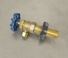 (2) 1/2" Brass Shutoff Globe Valve Sweat/Compression MIXED LOT NOS