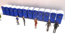 1/32 Slot Car Scenery Super Pooper Porta Potty Scalextric Slot It SCX Set of 12