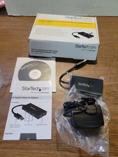 StarTech ST3300GU3B  3 Port Portable USB 3.0 Hub with Gigabit Ethernet Adapter