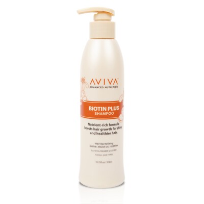 AVIVA - Biotin Shampoo, Revitalizing Shampoo for Thinning Hair and Hair Loss,