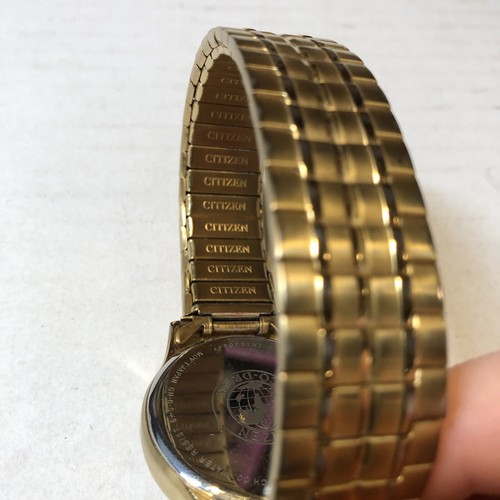 Vtg Citizen Eco-Drive Gold Mens Wrist Watch RCH - Picture 6 of 9