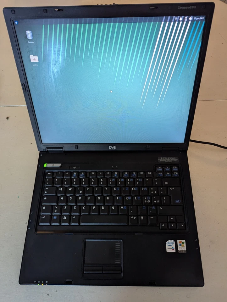 Portatile Laptop HP NX6310 PERFETTAMENTE FUNZIONANTE - Immagine 3 di 4