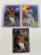 2024 Topps Chrome Adley Rutschman Lot(3) All Etch #CAE-10 Pink Refractor + Base 