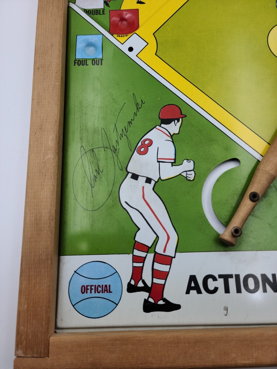 Carl Yastrzemski Action Baseball Game 1962 Vintage MLB Pressman