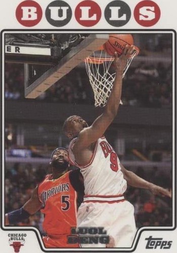 2005 Topps Chrome Luol Deng #73/99 Gold Refractor PSA 8 NM-MT 77 