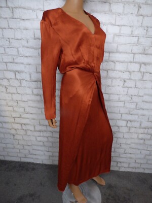longsleeve midi dress Elegant Pleated A-Line Long Sleeve Chiffon Midi Dress for Wedding Guests