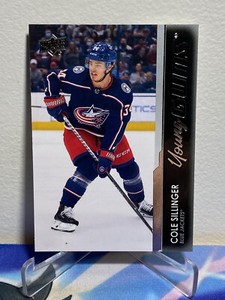 2021-22 Upper Deck Series 2 Hockey COLE SILLINGER #498 YOUNG GUNS ROOKIE