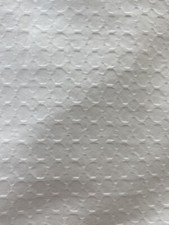 Wamsutta 625 Pima Cotton Sateen Lattice Jacquard QUEEN FLAT Sheet 88x84 Circles