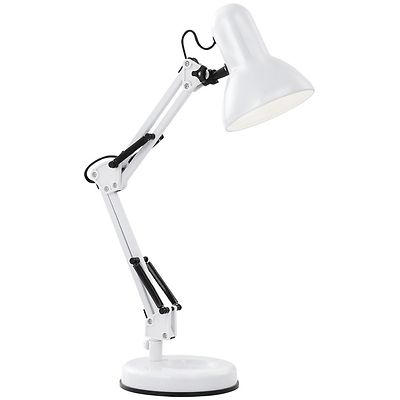 Tischleuchte Schreibtischleuchte Schreibtischlampe weiss   Globo
