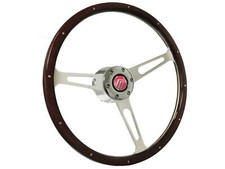 1968-80 Mercury S6 Classic Wood Steering Wheel Espresso Kit
