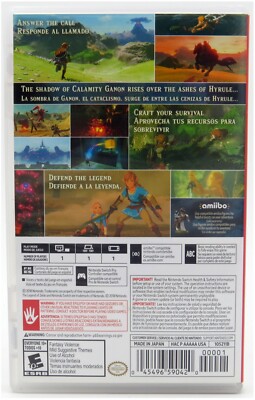 The Legend of Zelda Breath of the Wild Nintendo Switch in Original