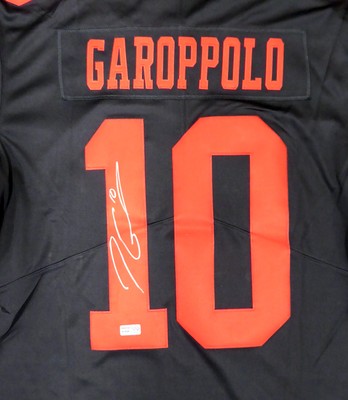 jimmy garoppolo black 49ers jersey