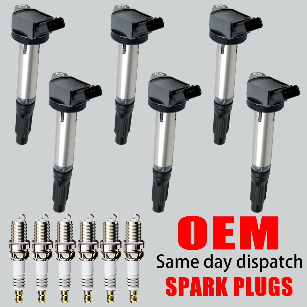 6 Spark Plug And Ignition Coil Pack For Toyota Sienna Avalon Camry 4Runner UF487 - Foto 9