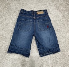 Vintage Rocawear Jean Shorts Youth Boys 10 Denim Baggy Grunge Y2K
