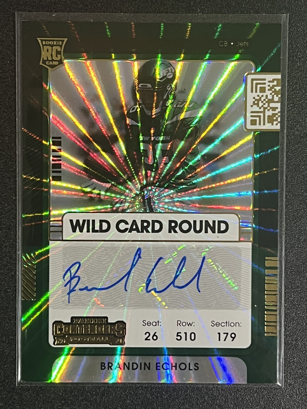 Brandin Echols Panini Contenders #236 Autograph-Wild Card Round