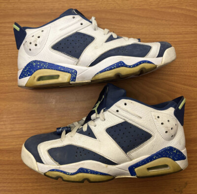 Size 9.5 - Air Jordan 6 Low Ghost Green Sneakers Air Jordan Retro 6 Low Ghost Green(seahaws) size 9.5 | eBay main image 4