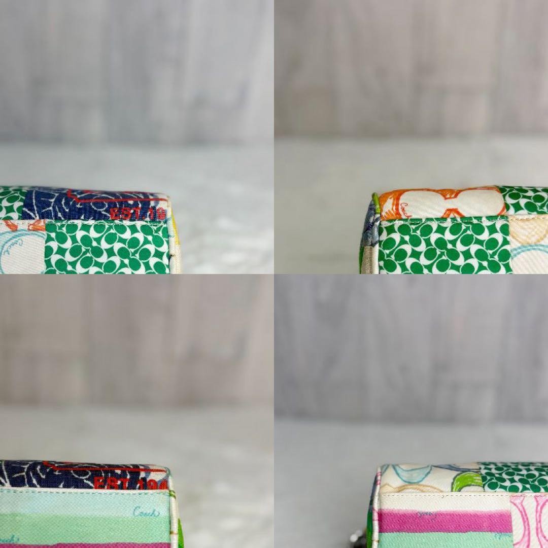 COACH Multicolor Signature Patchwork Shoulder Bag… - image 7