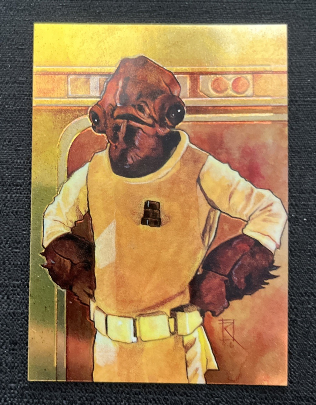 Admiral Ackbar #5 Star Wars 1996 Finest trading card — raw and PSA graded price guide
