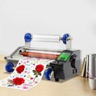 Hot Cold Laminator machine Roll thermal laminator machine 13.8" Laminating Width