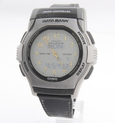 Casio Databank Twincept Wave Ceptor FKT2000 Analog Digital Watch Radio