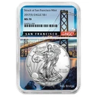 2017 (S) $1 American Silver Eagle NGC MS70 San Francisco Core