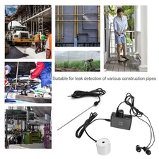 HY929 Pipe Leak Detector - Professional Underground Water Leak Locator Tool